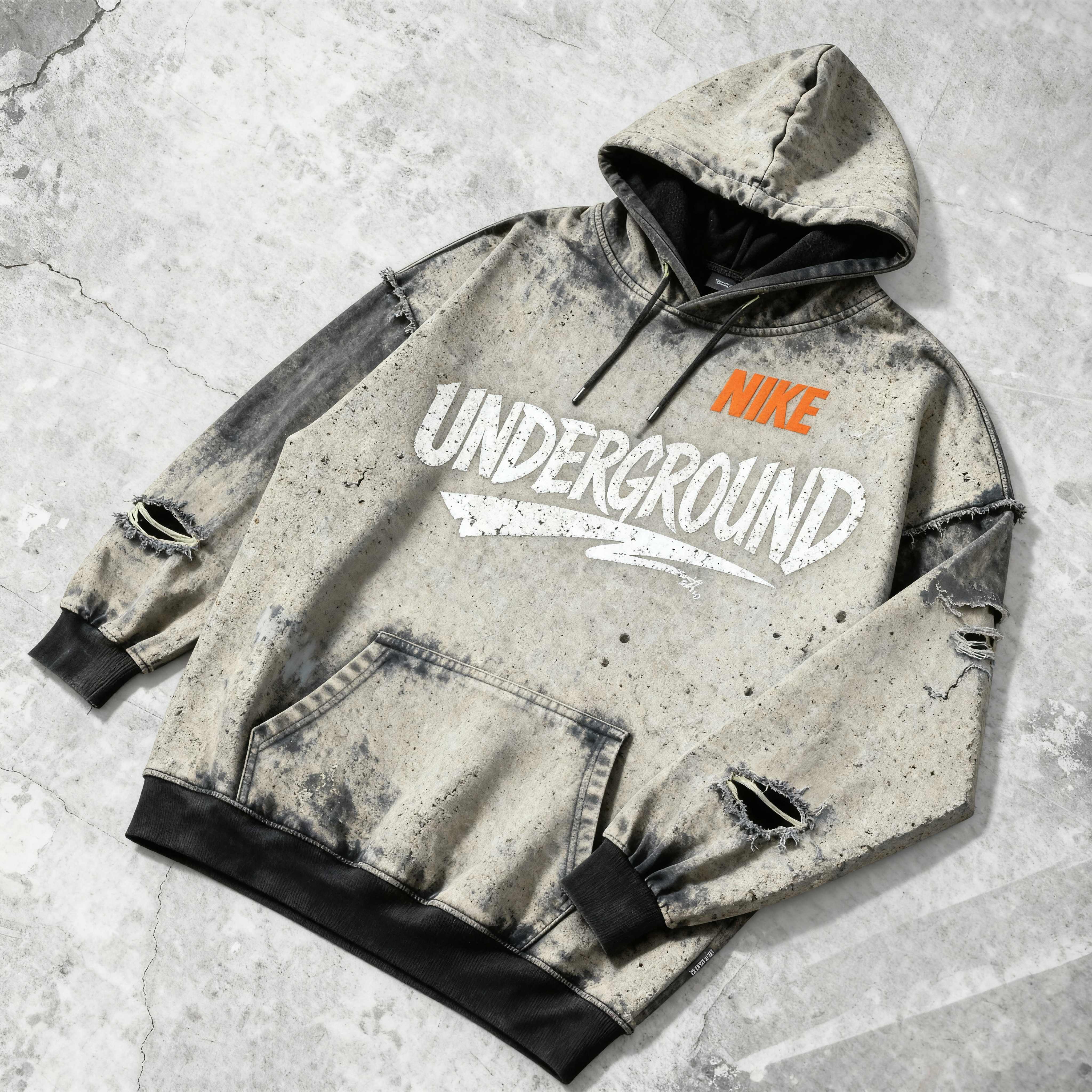 Underground Hoodie – Bone
