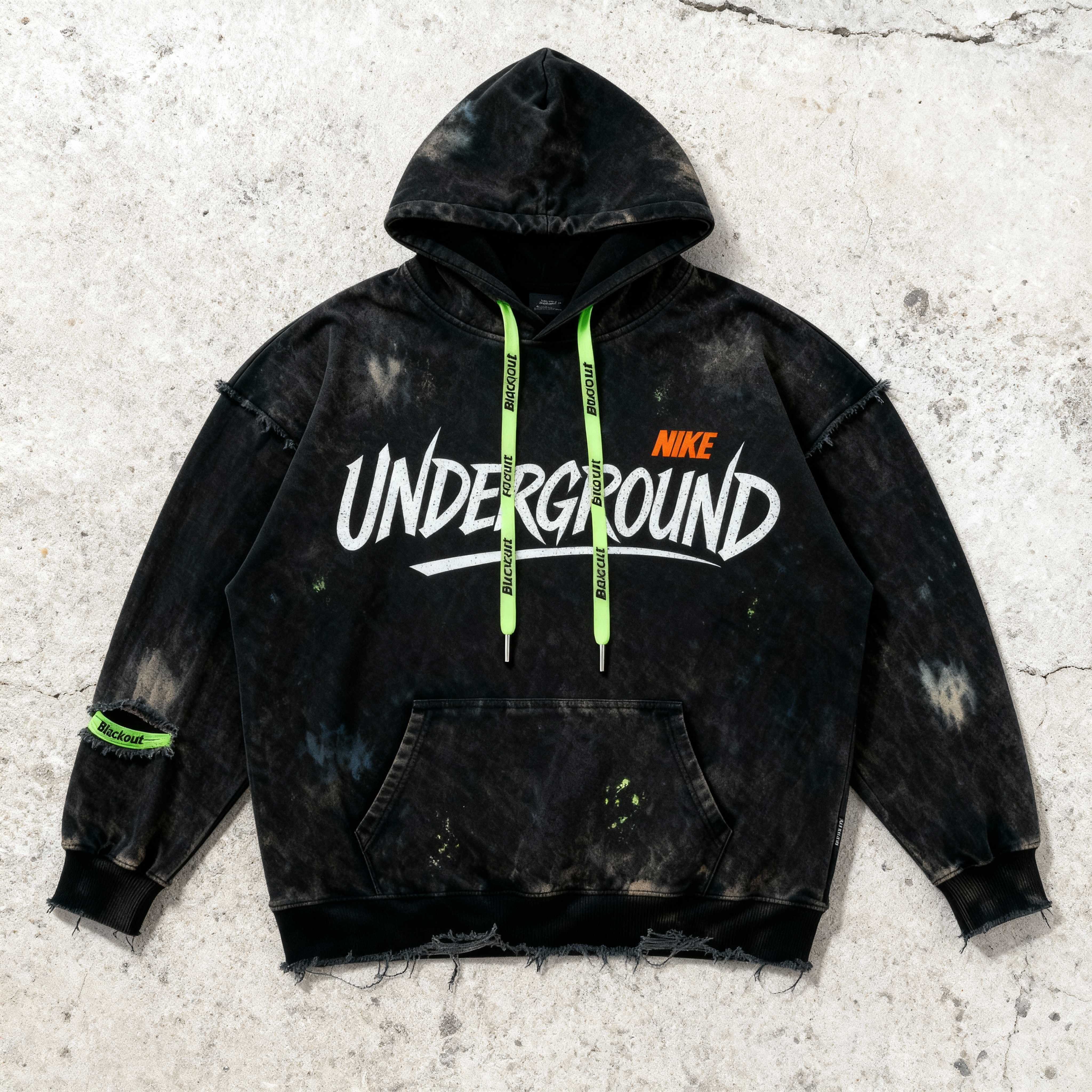 Underground Hoodie – Neon Laces